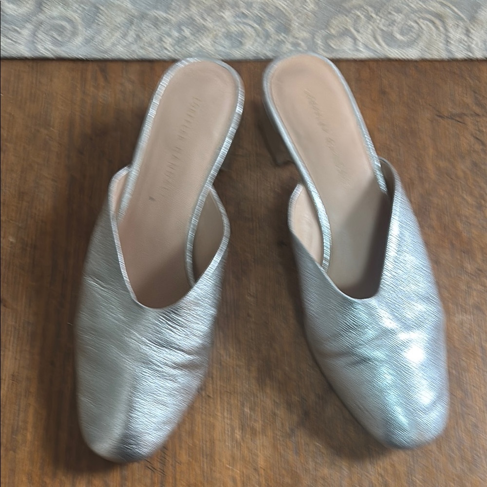 Loeffler Randall Silver Women's Mules